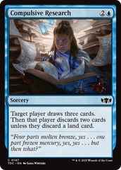 Pesquisa Compulsiva / Compulsive Research - Magic: The Gathering - MoxLand