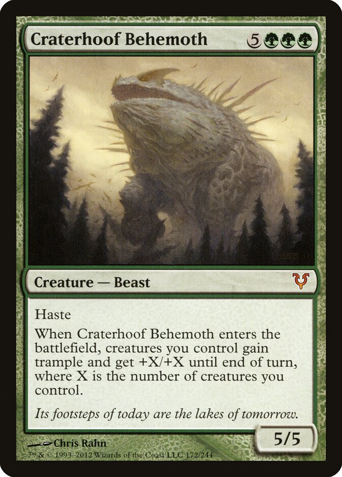 Behemoth Craterópode / Craterhoof Behemoth - Magic: The Gathering - MoxLand