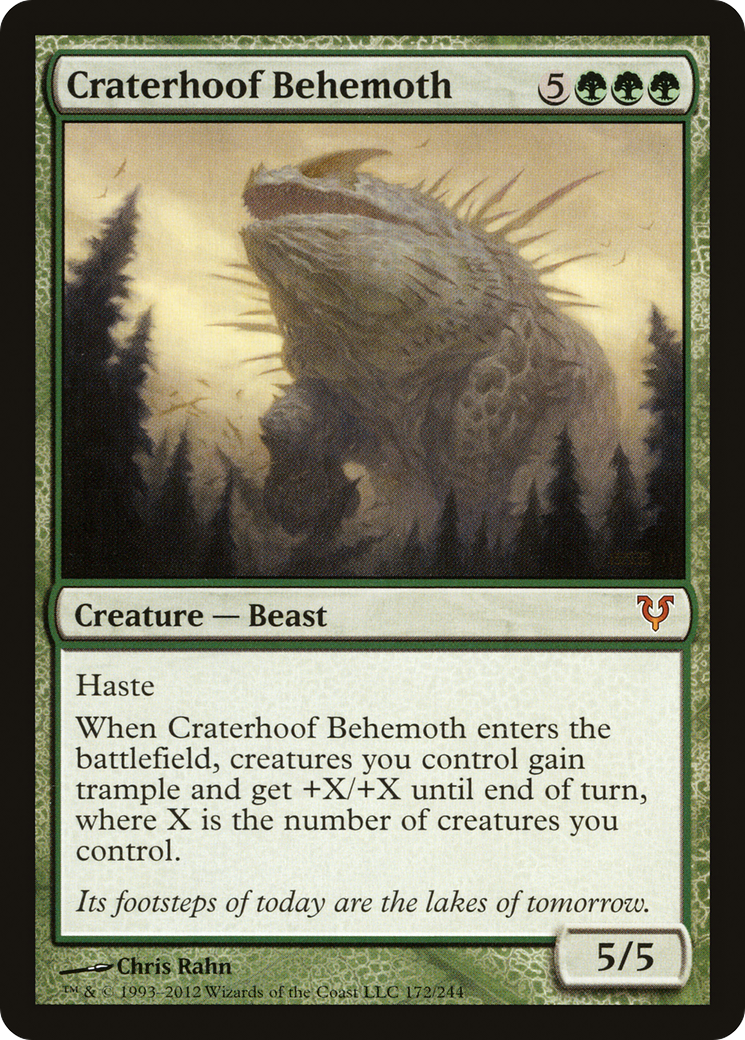 Behemoth Craterópode / Craterhoof Behemoth - Magic: The Gathering - MoxLand