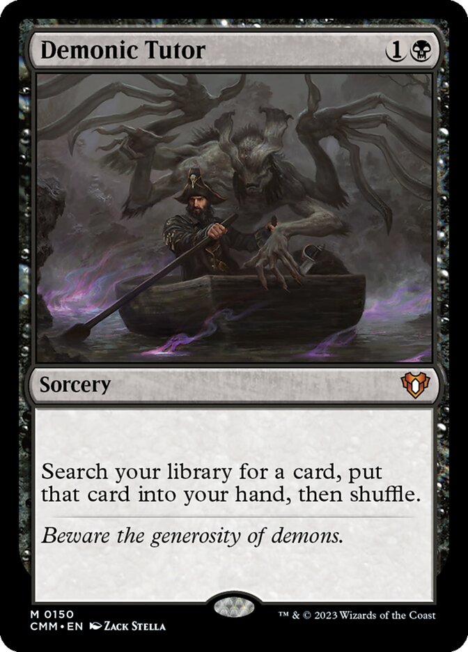 Tutor Demoníaco / Demonic Tutor - Magic: The Gathering - MoxLand