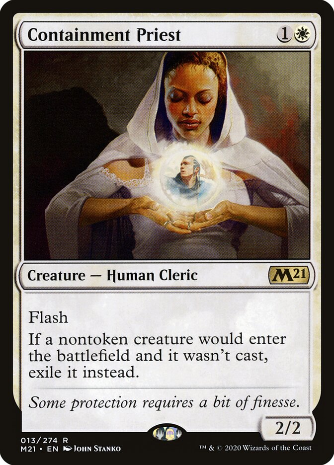 Sacerdotisa do Confinamento / Containment Priest - Magic: The Gathering - MoxLand