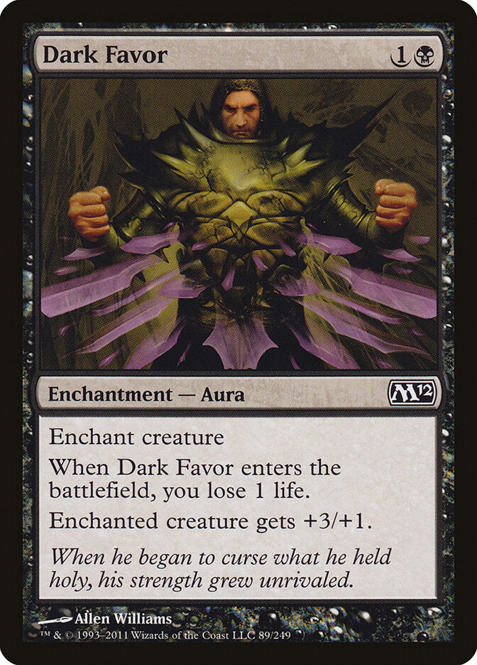 Proteção Sombria / Dark Favor - Magic: The Gathering - MoxLand