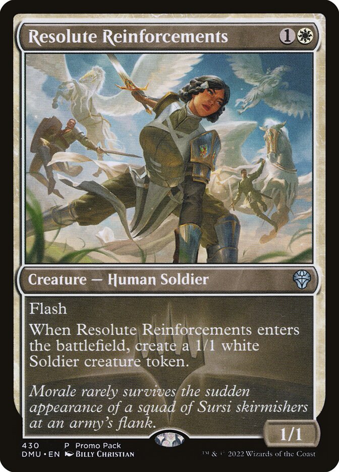 Reforços Resolutos / Resolute Reinforcements - Magic: The Gathering - MoxLand