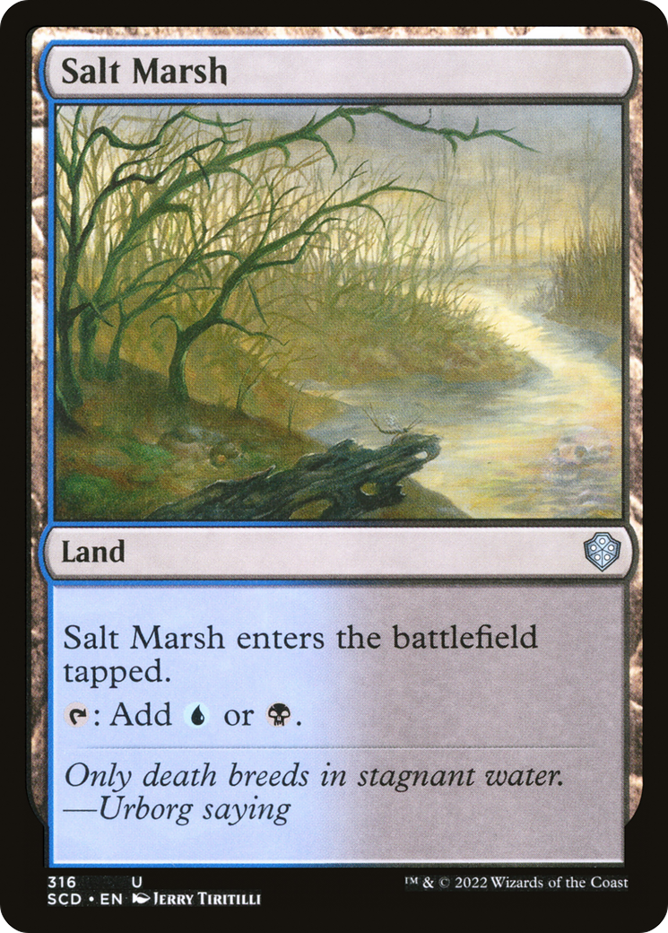 Pântano Salgado / Salt Marsh - Magic: The Gathering - MoxLand