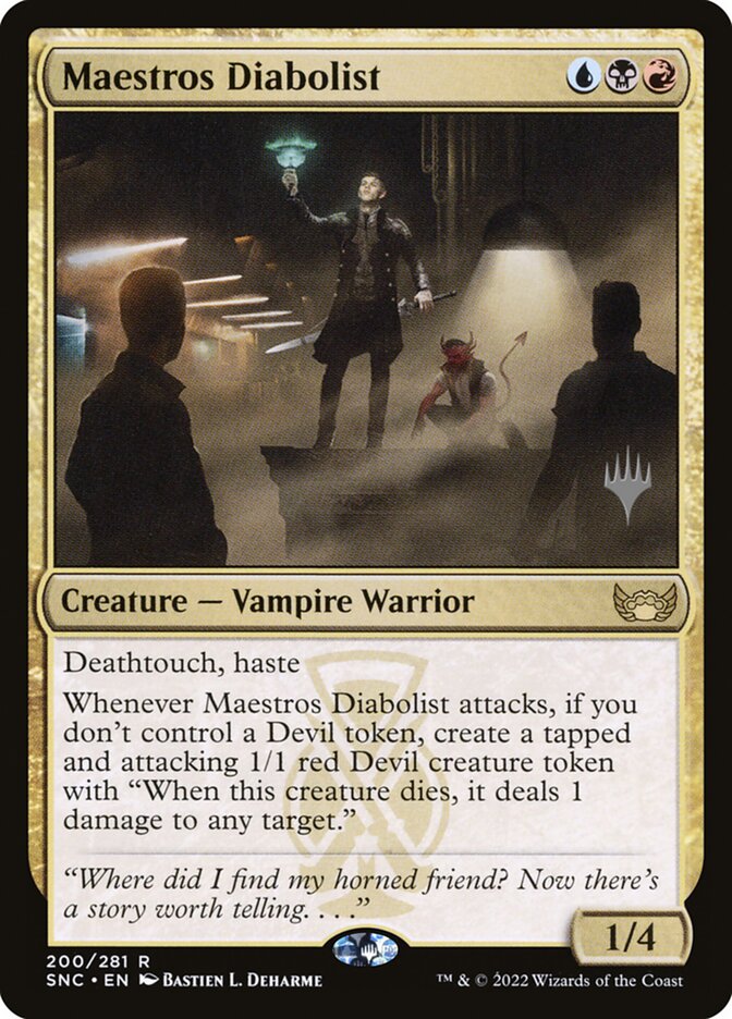 Diabolista dos Maestros / Maestros Diabolist - Magic: The Gathering - MoxLand