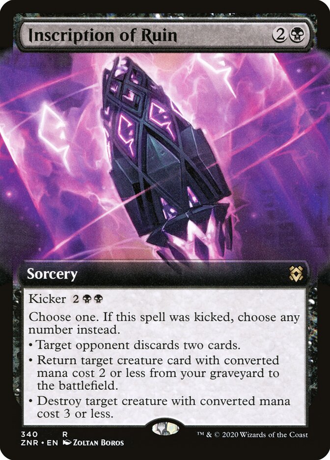 Epígrafe de Ruína / Inscription of Ruin - Magic: The Gathering - MoxLand