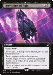 Epígrafe de Ruína / Inscription of Ruin - Magic: The Gathering - MoxLand