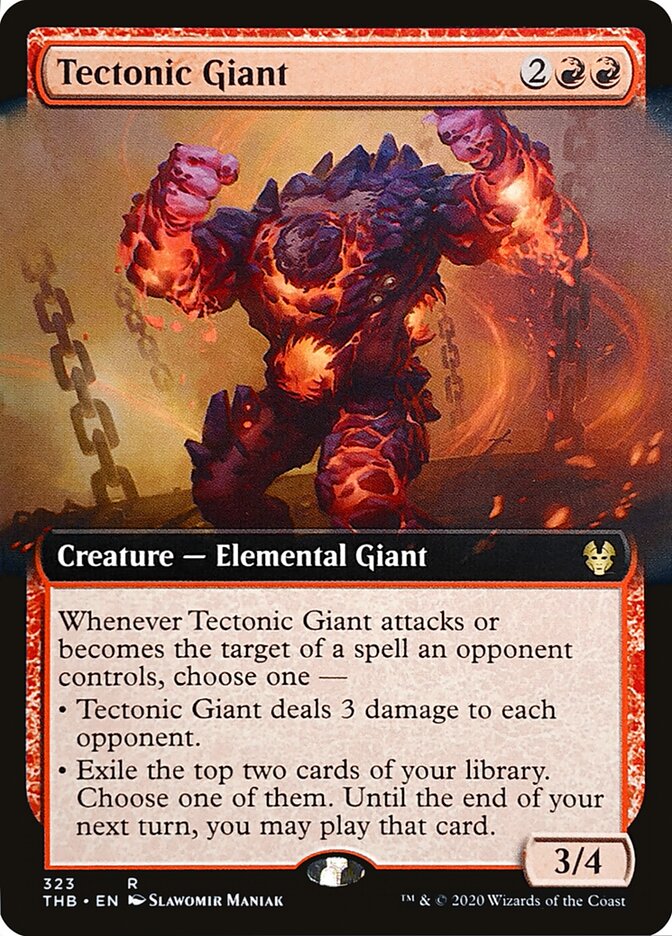 Gigante Tectônico / Tectonic Giant - Magic: The Gathering - MoxLand
