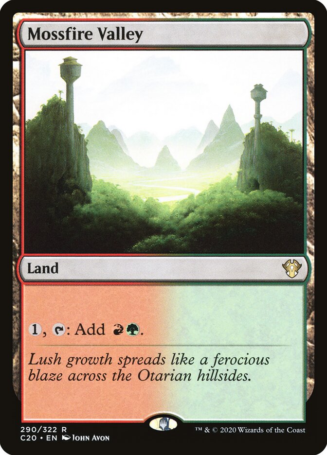 Vale de Piromusgo / Mossfire Valley - Magic: The Gathering - MoxLand