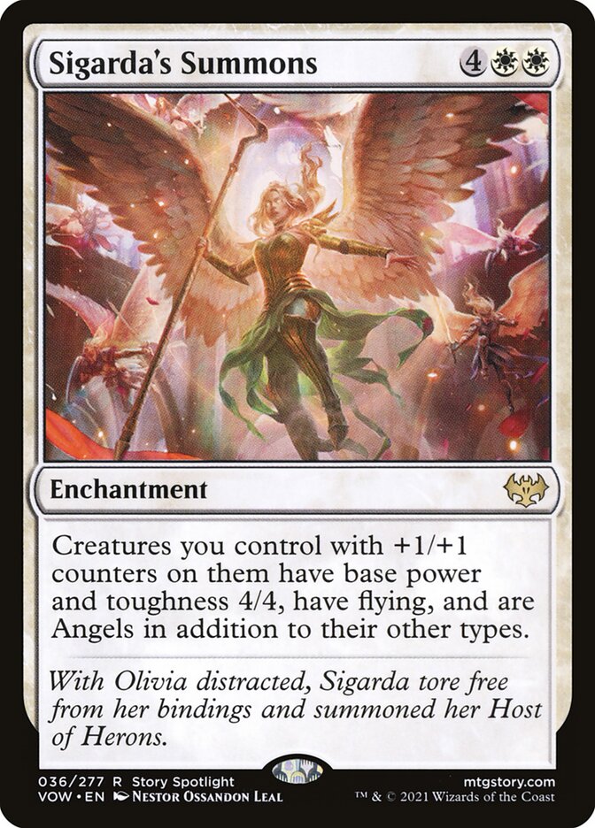 Invocações de Sigarda / Sigarda's Summons - Magic: The Gathering - MoxLand