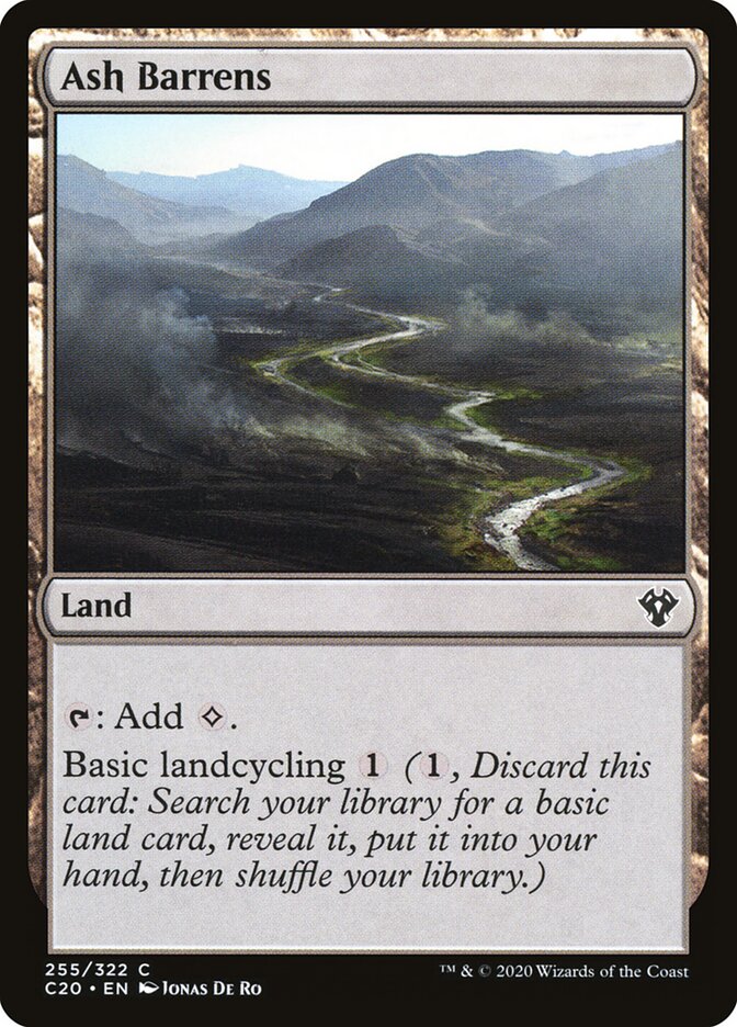 Desolação Fumegante / Ash Barrens - Magic: The Gathering - MoxLand