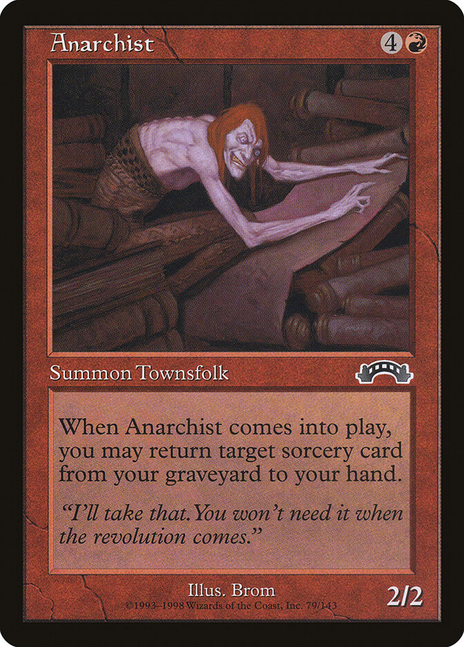 Anarquista / Anarchist - Magic: The Gathering - MoxLand