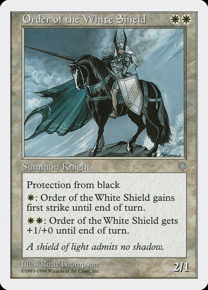 Ordem do Escudo Branco / Order of the White Shield - Magic: The Gathering - MoxLand