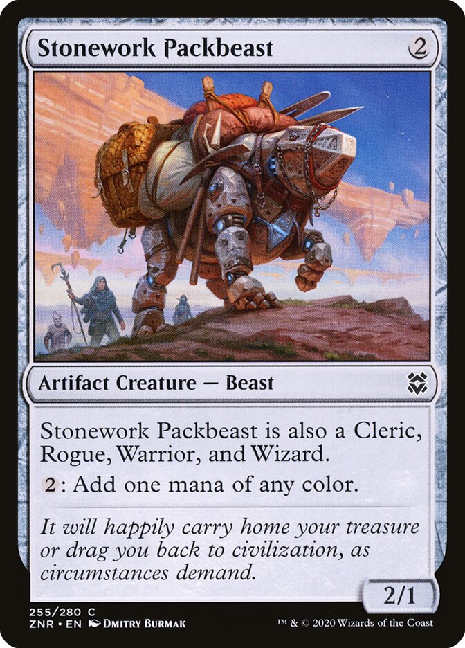Besta de Carga Pétrea / Stonework Packbeast - Magic: The Gathering - MoxLand