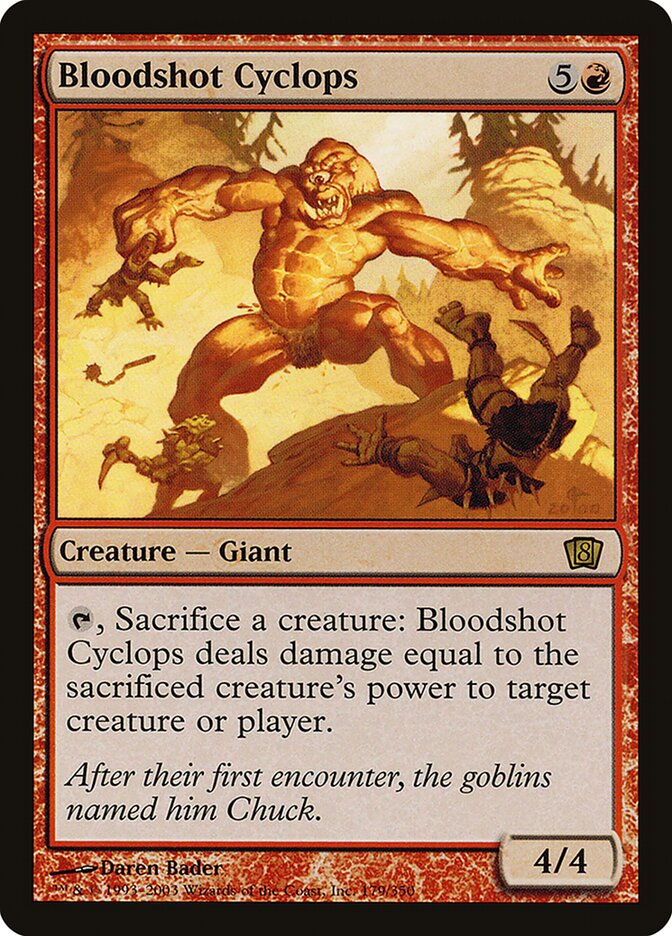 Cíclope de Olho Injetado / Bloodshot Cyclops - Magic: The Gathering - MoxLand
