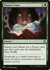 Sabedoria da Natureza / Nature's Lore - Magic: The Gathering - MoxLand
