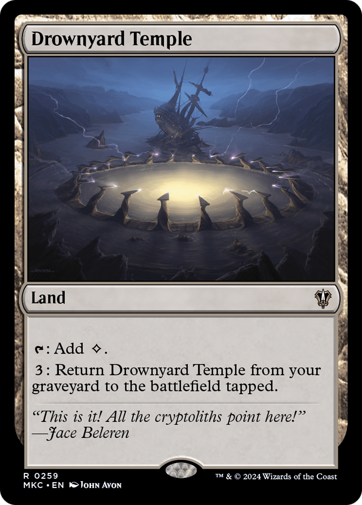 Templo da Costa Náufraga / Drownyard Temple - Magic: The Gathering - MoxLand