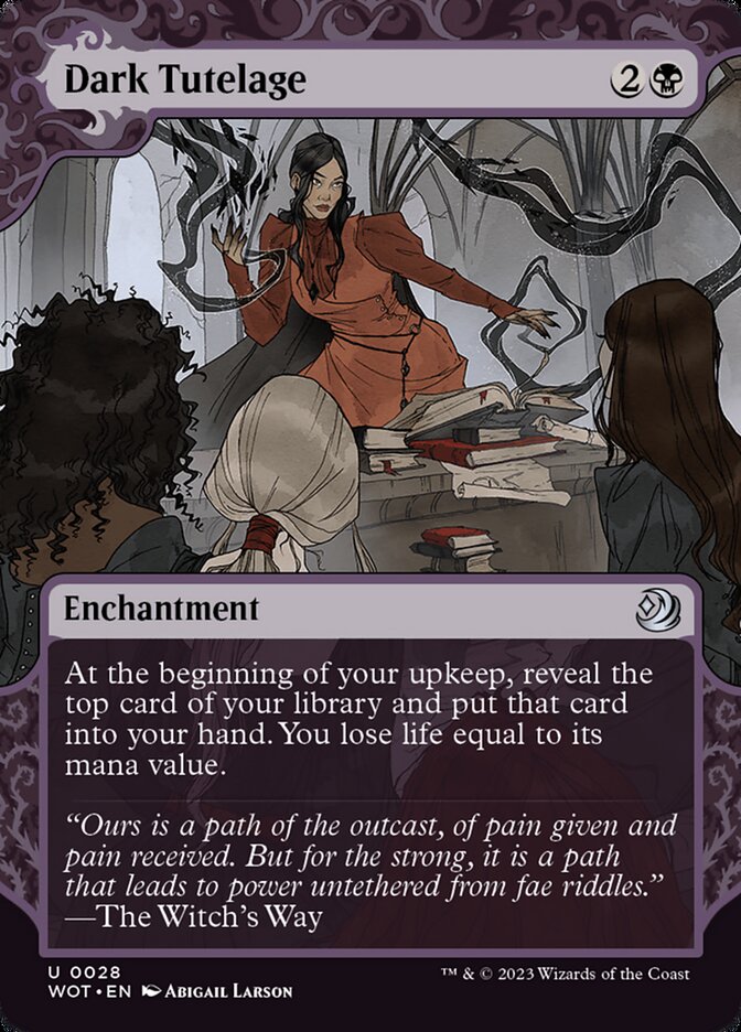 Tutela Sombria / Dark Tutelage - Magic: The Gathering - MoxLand