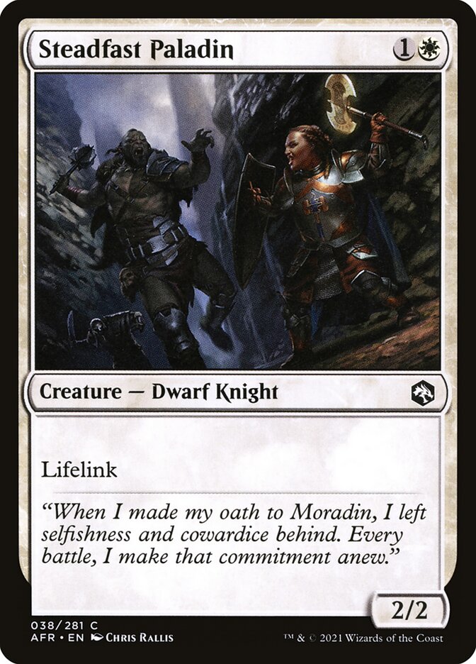 Paladina Resoluta / Steadfast Paladin - Magic: The Gathering - MoxLand