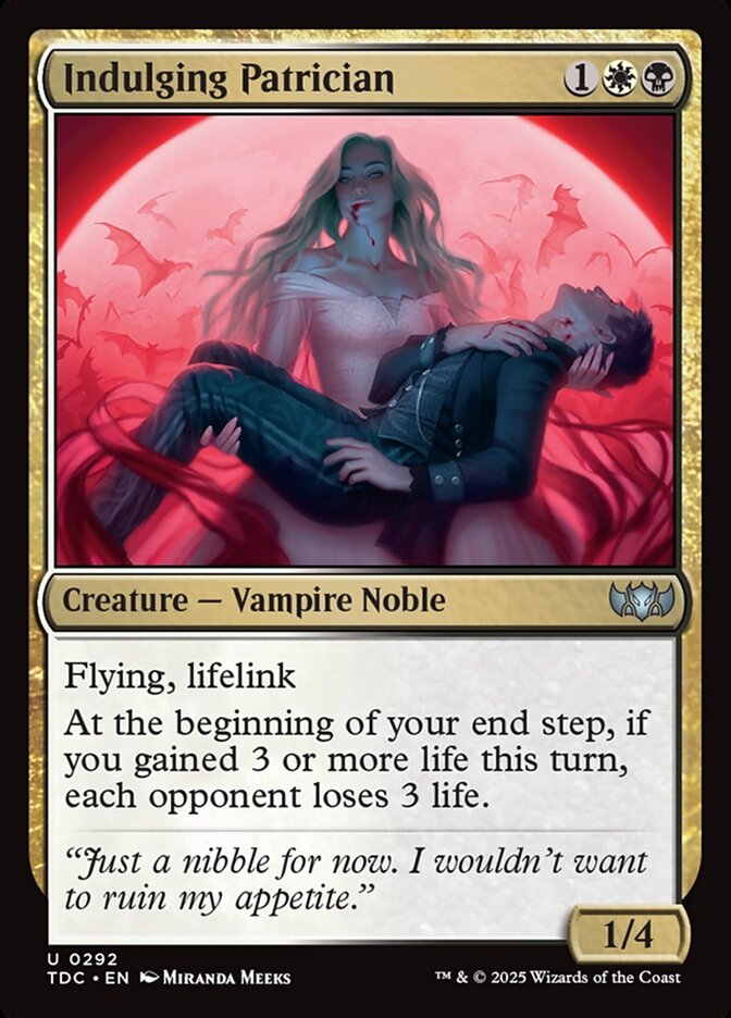 Aristocrata Indulgente / Indulging Patrician - Magic: The Gathering - MoxLand