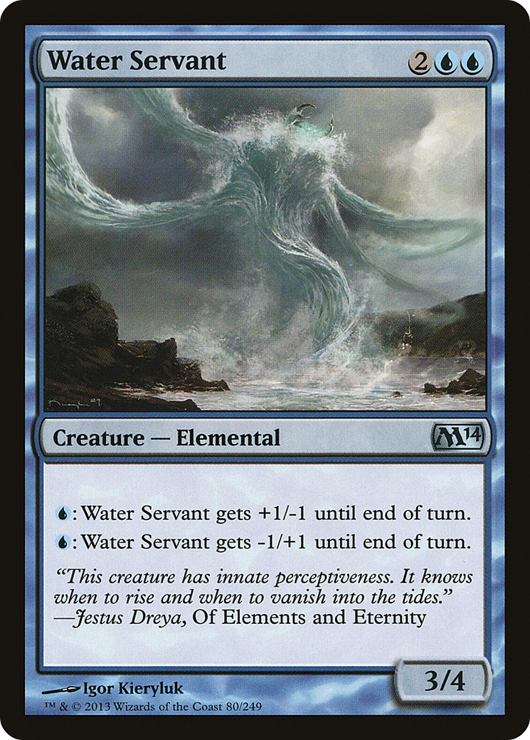 Servo da Água / Water Servant - Magic: The Gathering - MoxLand