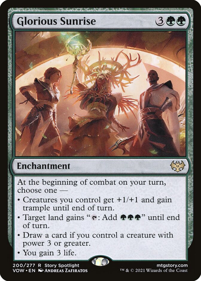 Nascer do Sol Glorioso / Glorious Sunrise - Magic: The Gathering - MoxLand