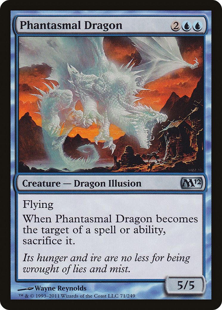 Dragão Fantasmal / Phantasmal Dragon - Magic: The Gathering - MoxLand