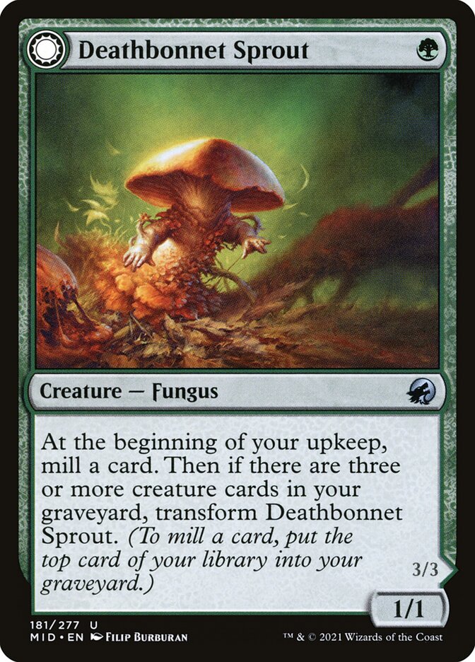 Broto Necrocapelo / Deathbonnet Sprout - Magic: The Gathering - MoxLand