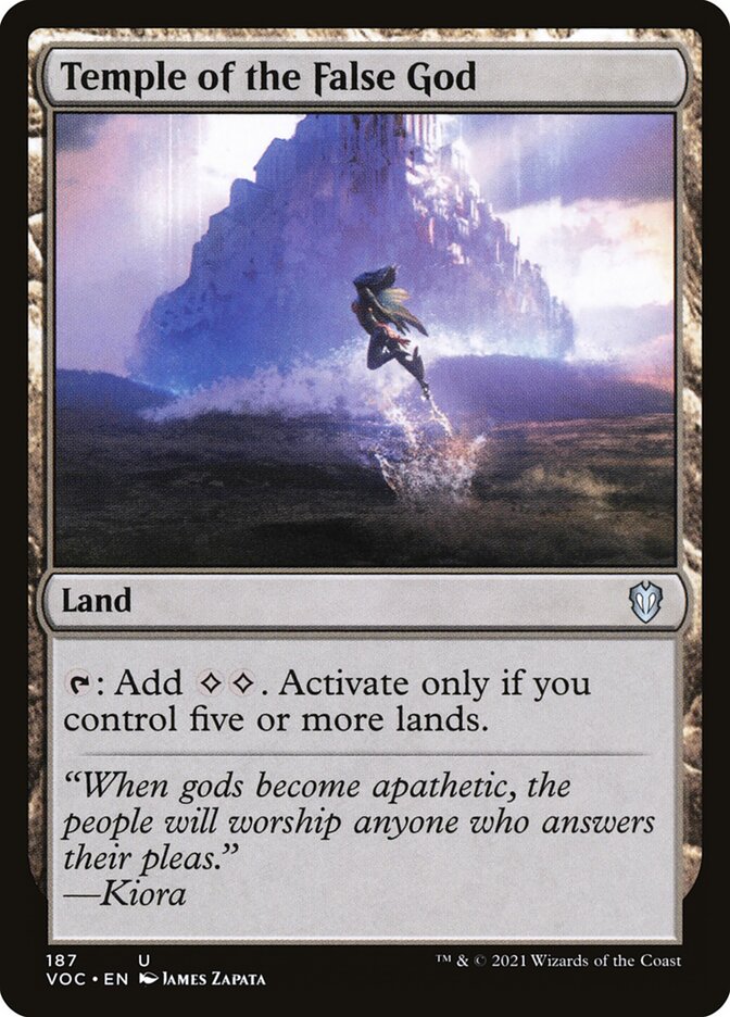 Templo do Falso Deus / Temple of the False God - Magic: The Gathering - MoxLand