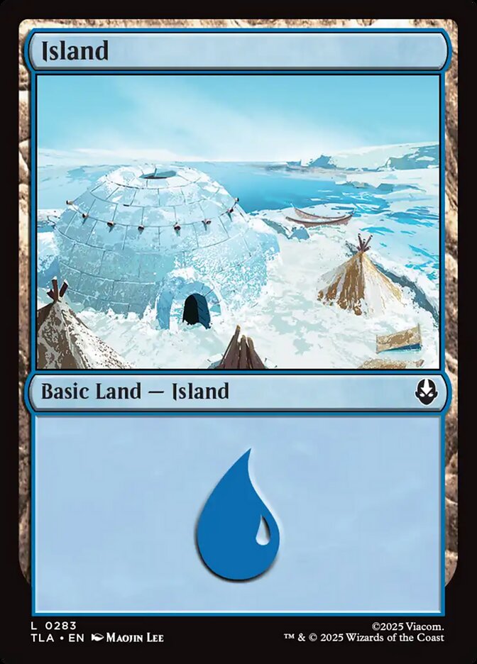 Ilha (#283) / Island - Magic: The Gathering - MoxLand