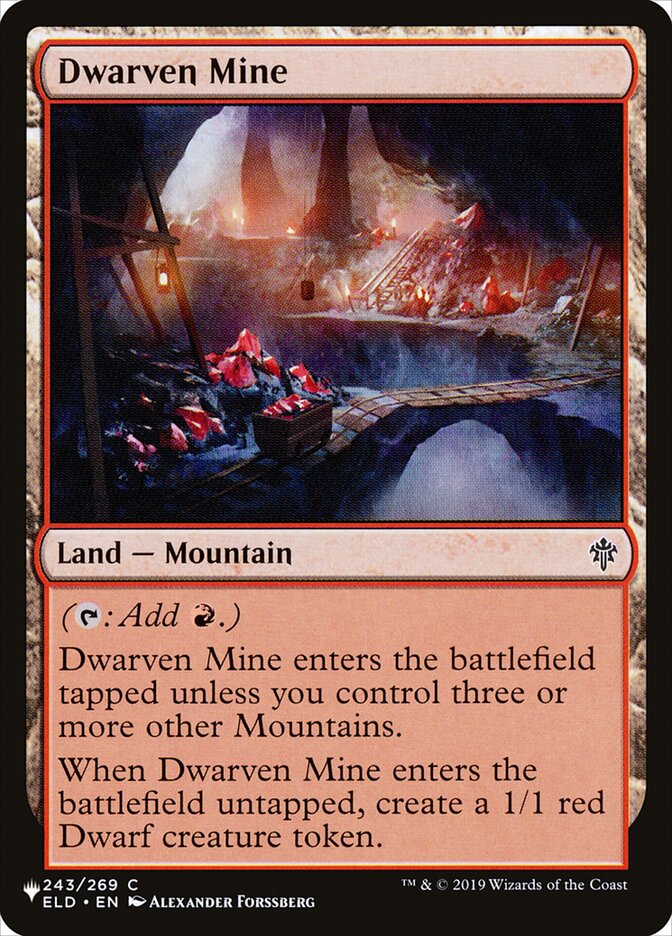 Mina dos Anões / Dwarven Mine - Magic: The Gathering - MoxLand