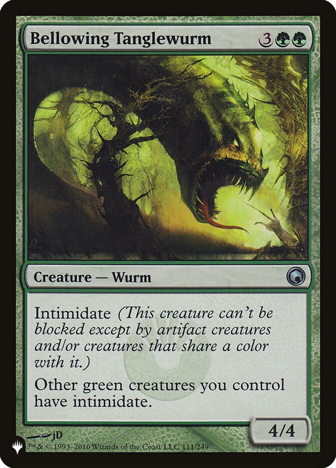 Vorme do Emaranhado Ululante / Bellowing Tanglewurm - Magic: The Gathering - MoxLand