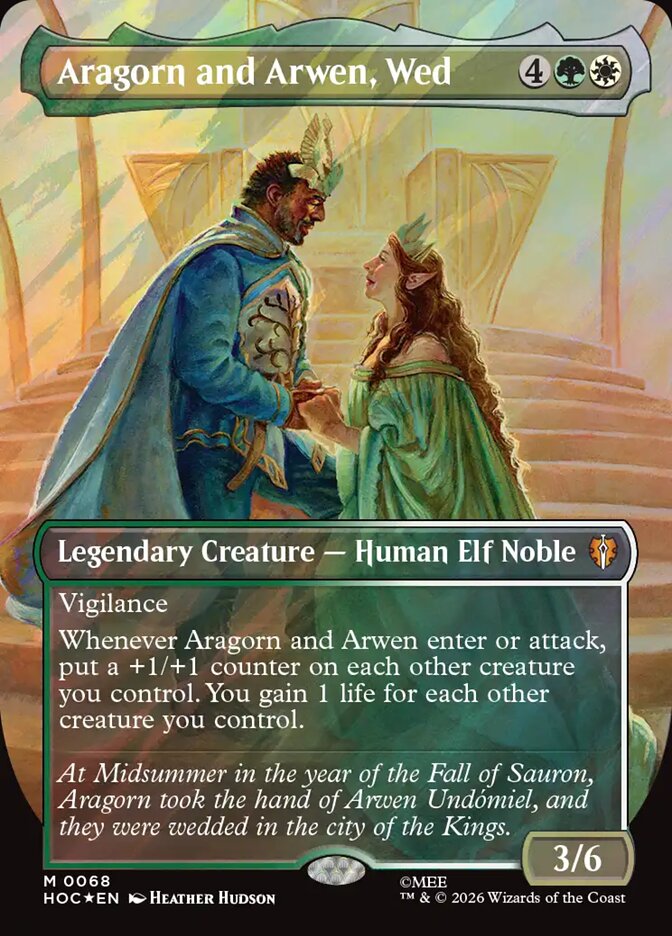 Aragorn e Arwen, Casados / Aragorn and Arwen, Wed
