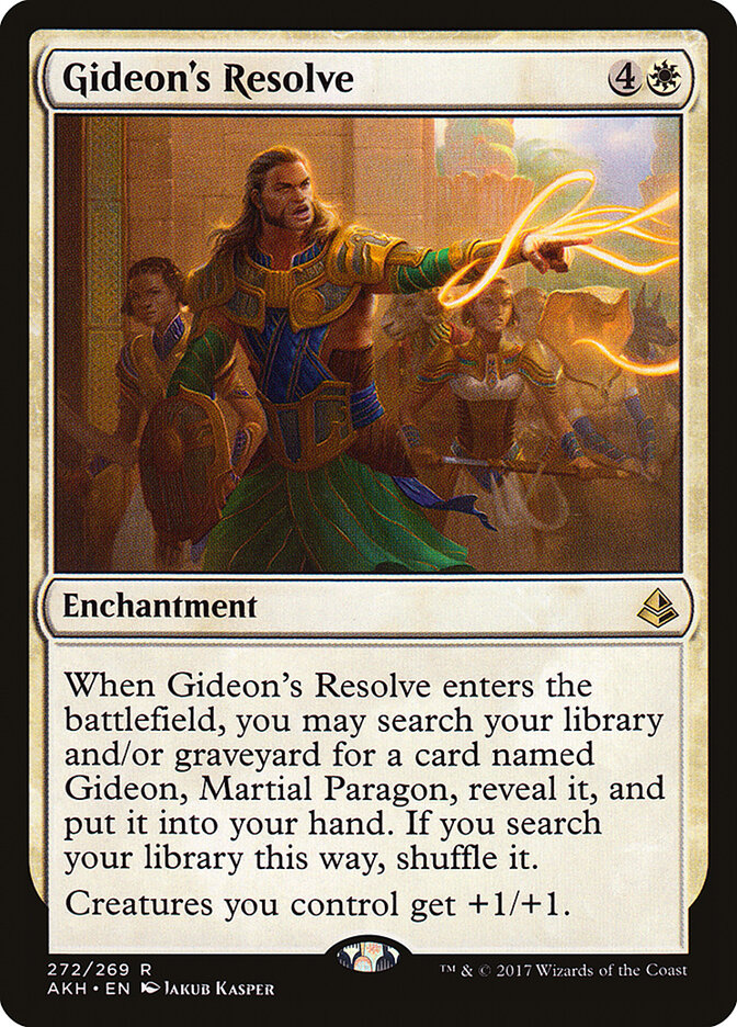 Resolução de Gideon / Gideon's Resolve - Magic: The Gathering - MoxLand