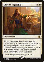 Resolução de Gideon / Gideon's Resolve - Magic: The Gathering - MoxLand