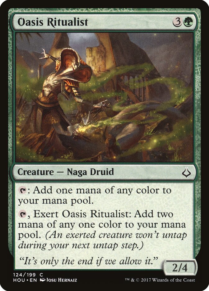 Ritualista do Oásis / Oasis Ritualist - Magic: The Gathering - MoxLand