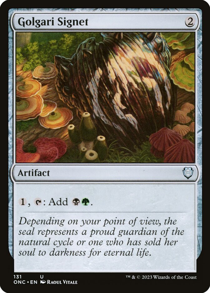 Sinete Golgari / Golgari Signet - Magic: The Gathering - MoxLand