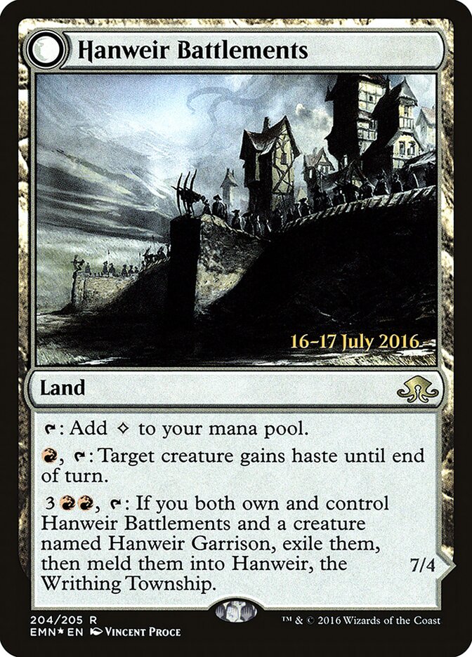 Ameias de Hanweir / Hanweir Battlements - Magic: The Gathering - MoxLand