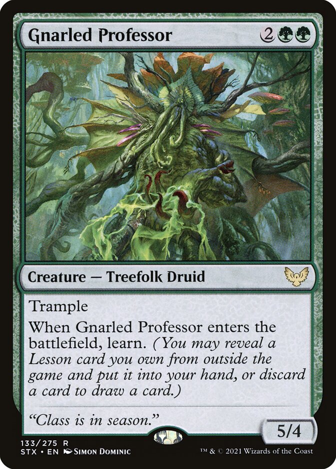 Professor Nodoso / Gnarled Professor - Magic: The Gathering - MoxLand