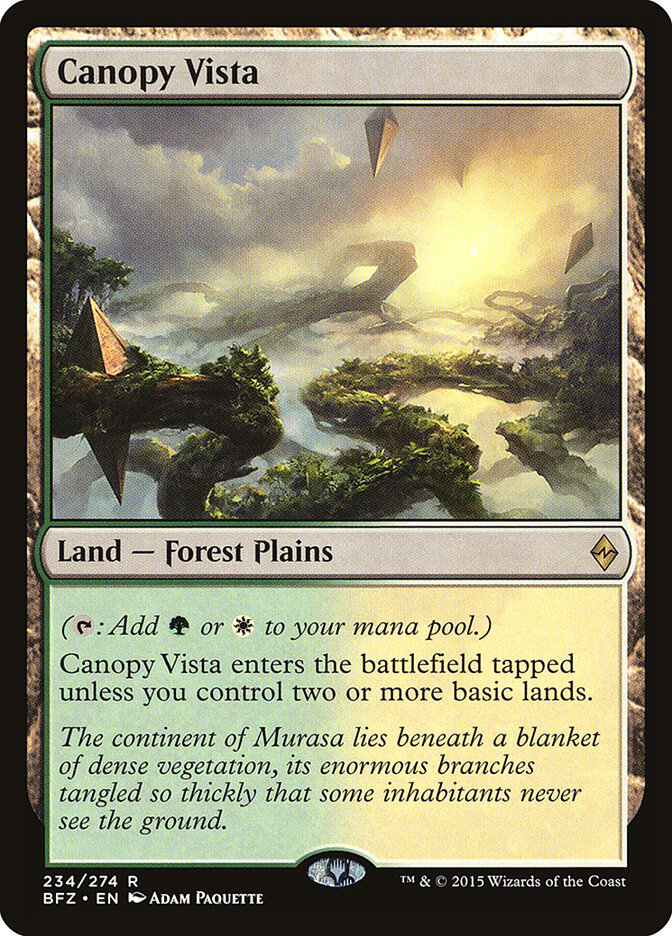 Vista do Dossel / Canopy Vista - Magic: The Gathering - MoxLand