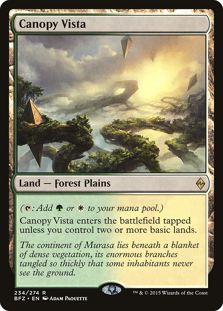 Vista do Dossel / Canopy Vista - Magic: The Gathering - MoxLand