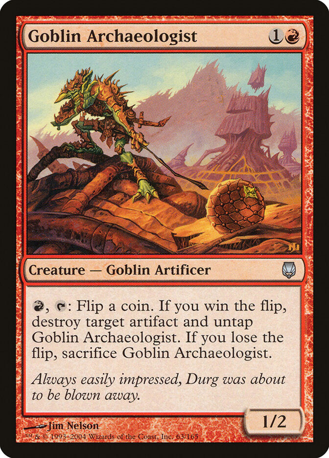 Arqueólogo Goblin / Goblin Archaeologist - Magic: The Gathering - MoxLand
