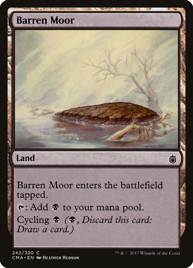 Charneca Estéril / Barren Moor - Magic: The Gathering - MoxLand