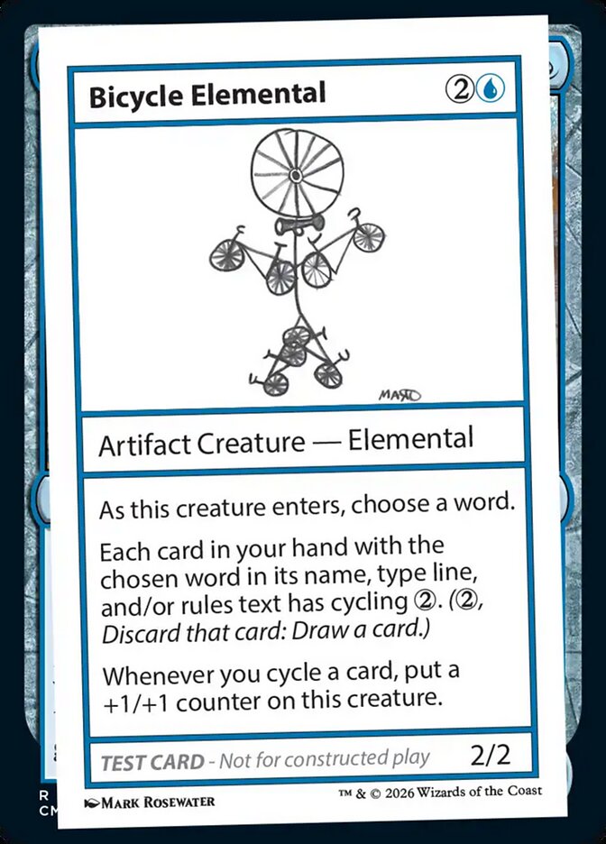 Bicycle Elemental - Magic: The Gathering - MoxLand