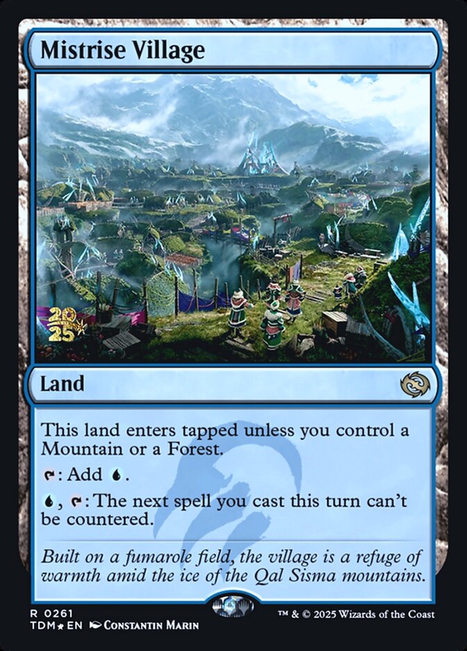 Mistrise Village - Magic: The Gathering - MoxLand