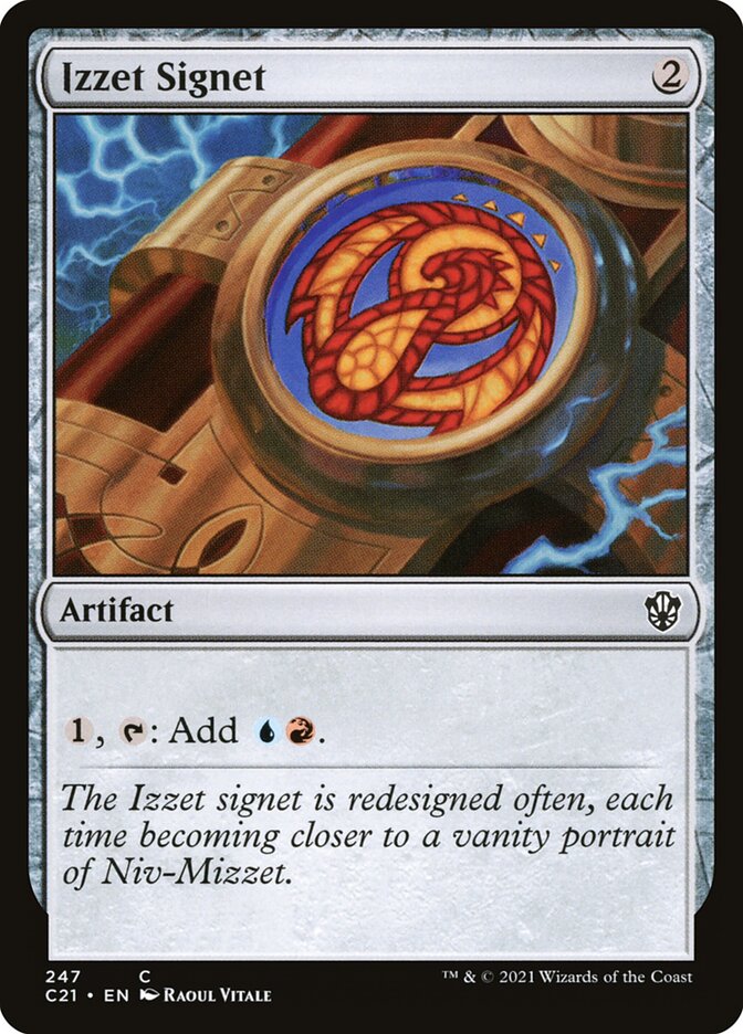 Sinete Izzet / Izzet Signet - Magic: The Gathering - MoxLand