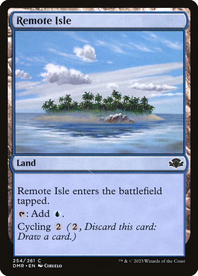 Ilha Remota / Remote Isle - Magic: The Gathering - MoxLand