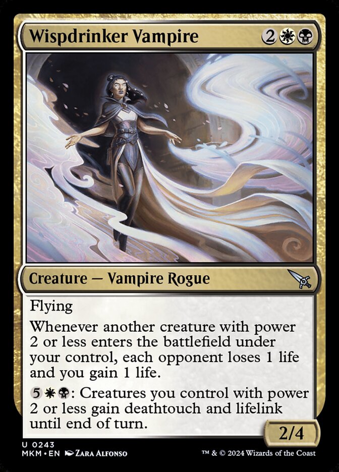 Vampira Sorvedora de Almas / Wispdrinker Vampire - Magic: The Gathering - MoxLand