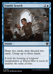 Busca Frenética / Frantic Search - Magic: The Gathering - MoxLand