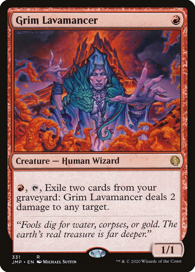 Lavamante Implacável / Grim Lavamancer - Magic: The Gathering - MoxLand